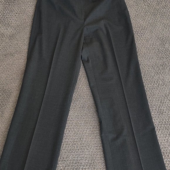 Lafayette 148 Womens Wool Blend Dress Pants Charcoal Grey Size 6 - Picture 1 of 5